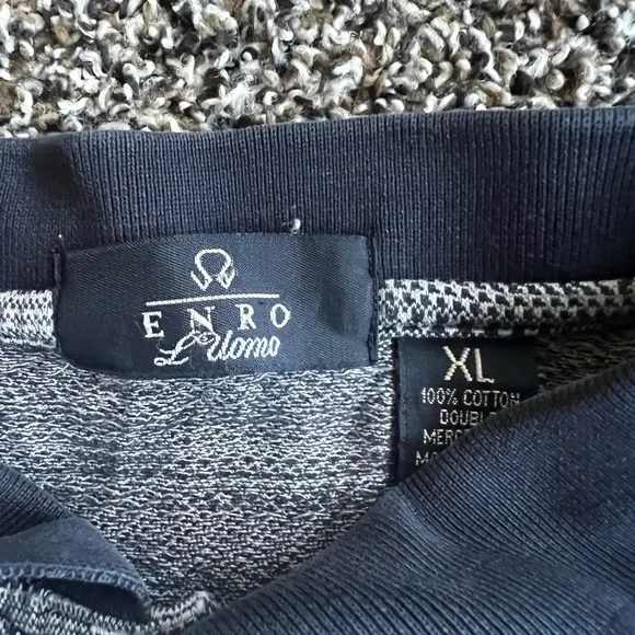 Stylish Black Patterned Polo Shirt - Picture 9 of 9